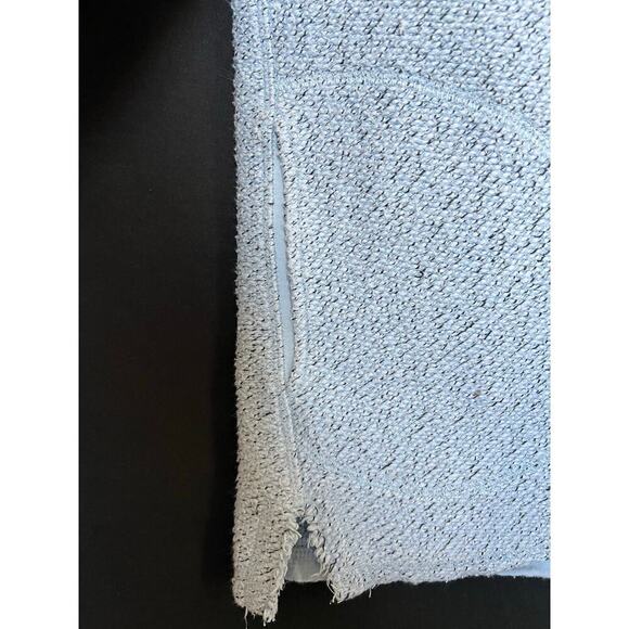 Soft Surroundings Cozumel Hooded Pullover Sweater, Petite Medium, Pockets, Blue - Picture 6 of 10